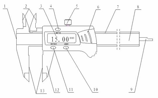 Electronic digital caliper   