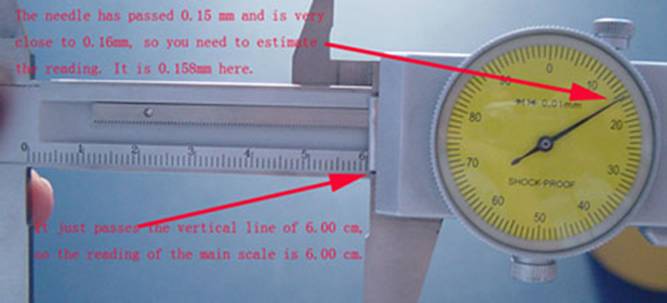 How to use and read a dial caliper