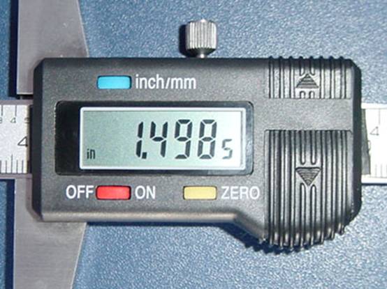 How to use and read a digital depth gauge