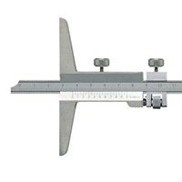 Vernier Depth Gauges With Fine-adjustment Carriage