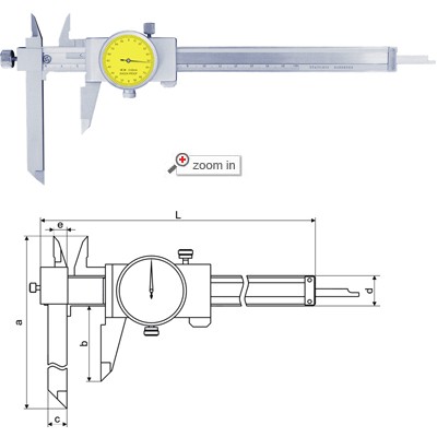 Offset Dial Calipers