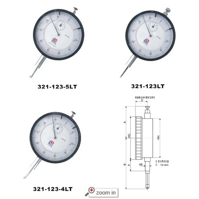 Dial Indicators (Range 10mm Reading in 0.01mm)