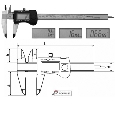 Fractional Calipers