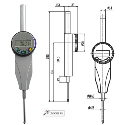 High Precision Digital Indicatorsï¼ˆRange:0-50mm)