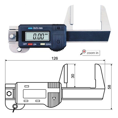 Digital Gages With Single Wide Measuring Face