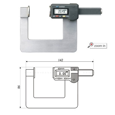 Digital Thickness Gages???Horizontal Type??