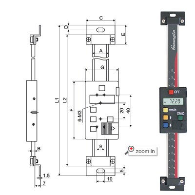 Digital Scale Units (Vertical TypeA)