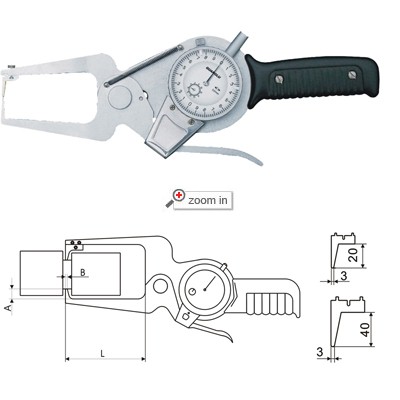 Outside Dial Caliper Gage(With Interchangeable Contact Point)