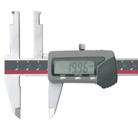 Inside Groove Digital Calipers With Upper Long Jaws(Depth Bar With Hook)