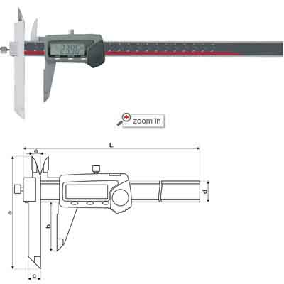 Offset Digital Calipers