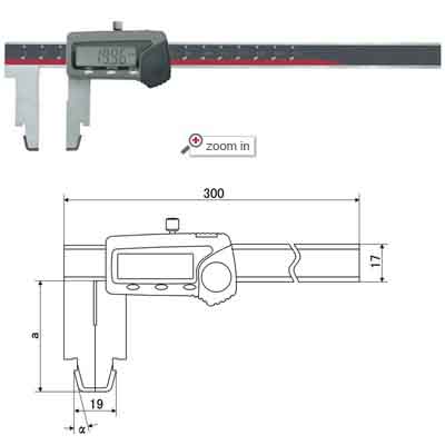 Special Inside Groove Digital Calipers