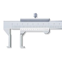 Inside Groove Vernier Calipers With Flat Points